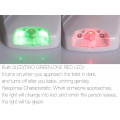 Bateria Operado Red & Green Toilet Lâmpada LED Night Light Sensor